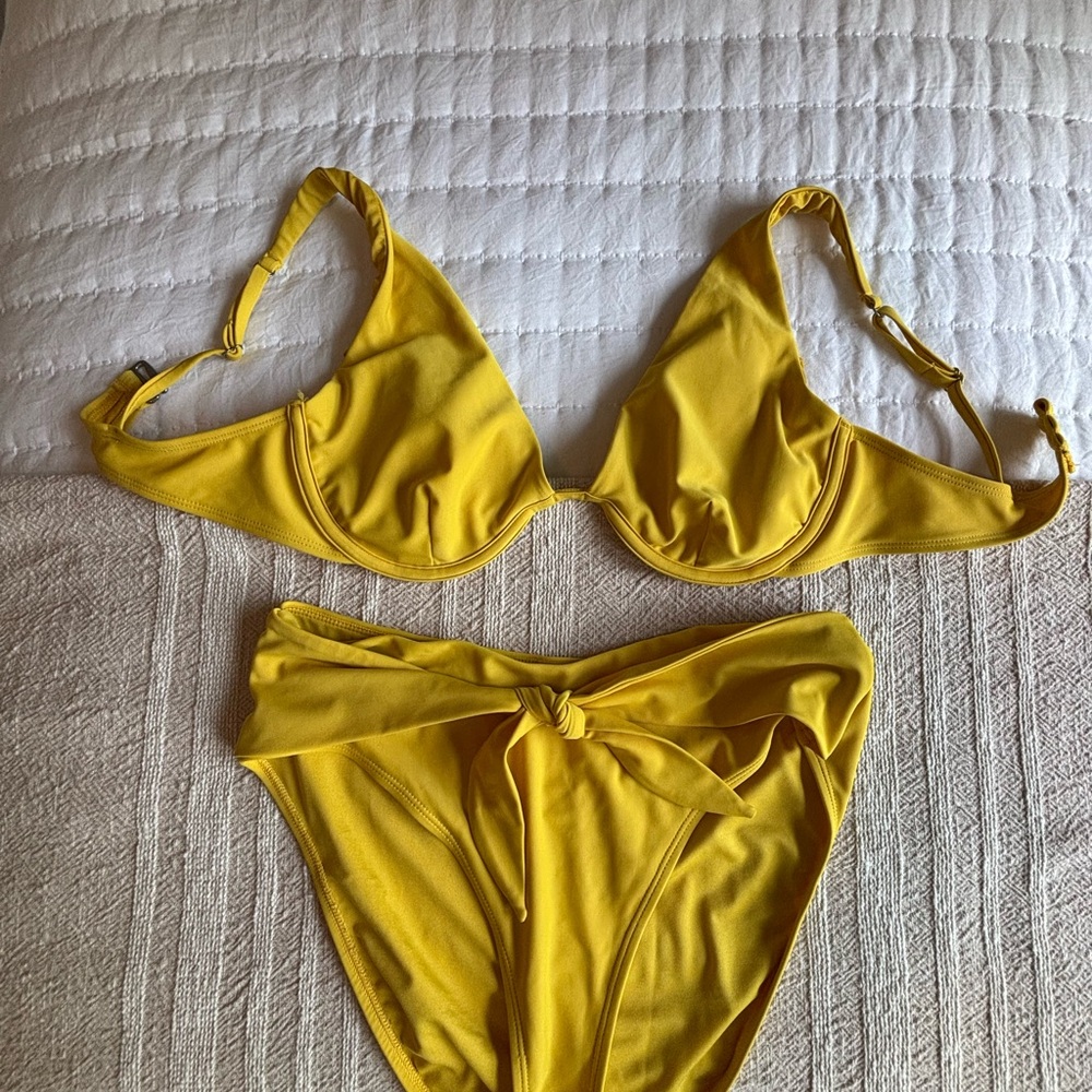 Bright Yellow Bikini